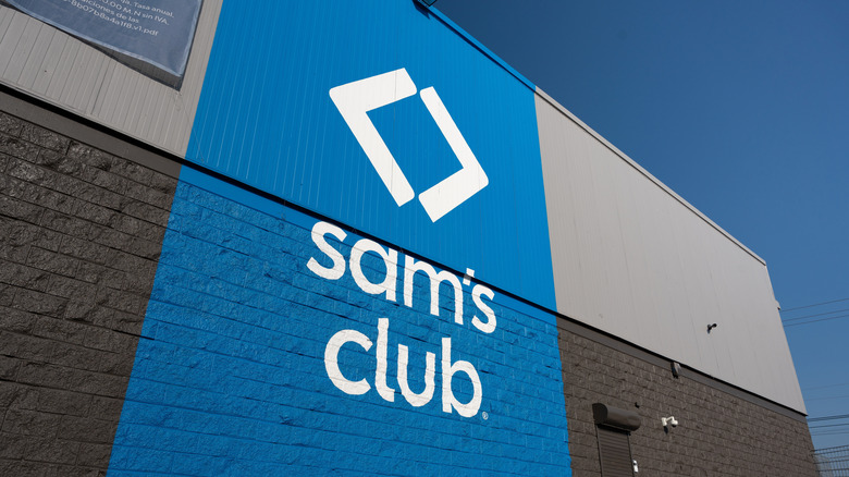 The exterior of a Sam's Club store.