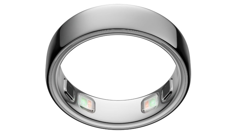 The Oura Ring 5 smart ring on a white background.