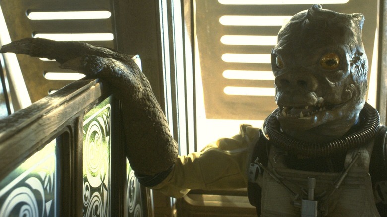 Bossk in Jabba's sail barge