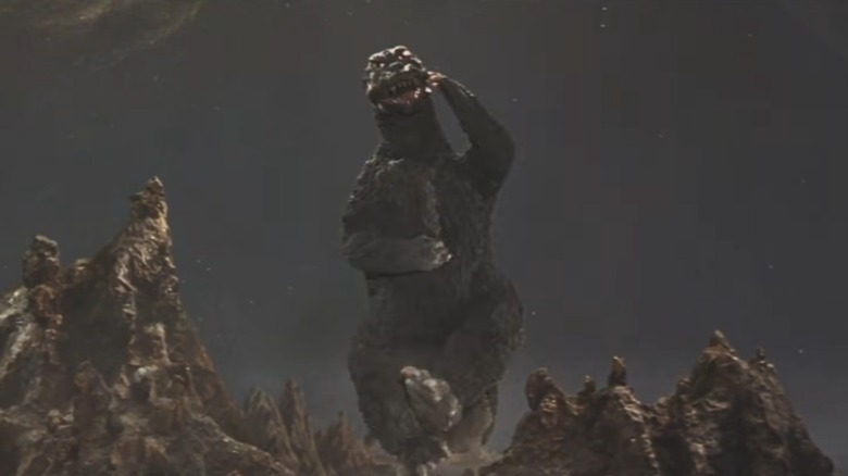 Godzilla dancing in Invasion of Astro-Monsters