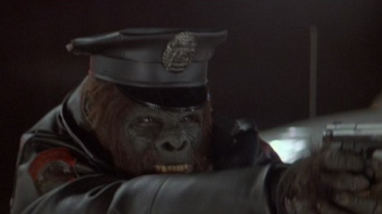 Ape cop in Tim Burton's Planet of the Apes