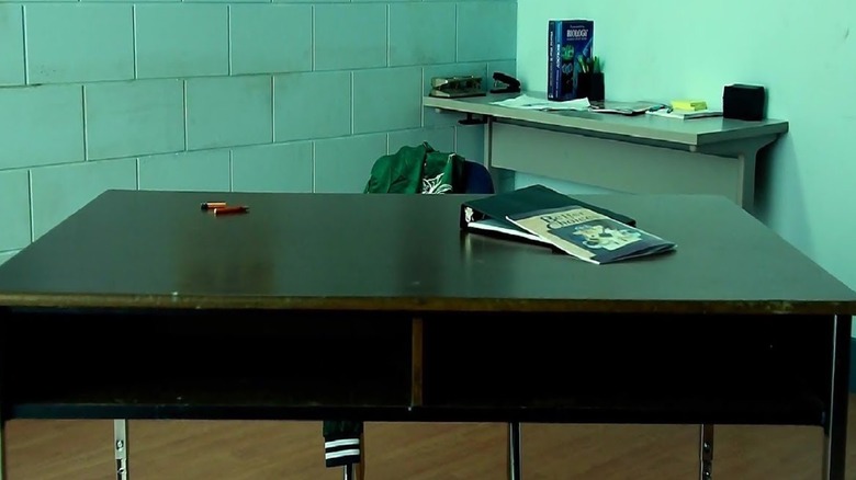 Tommy's desk in Power Rangers