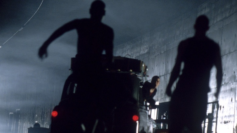 Infected chasing a taxi in 28 Days Later