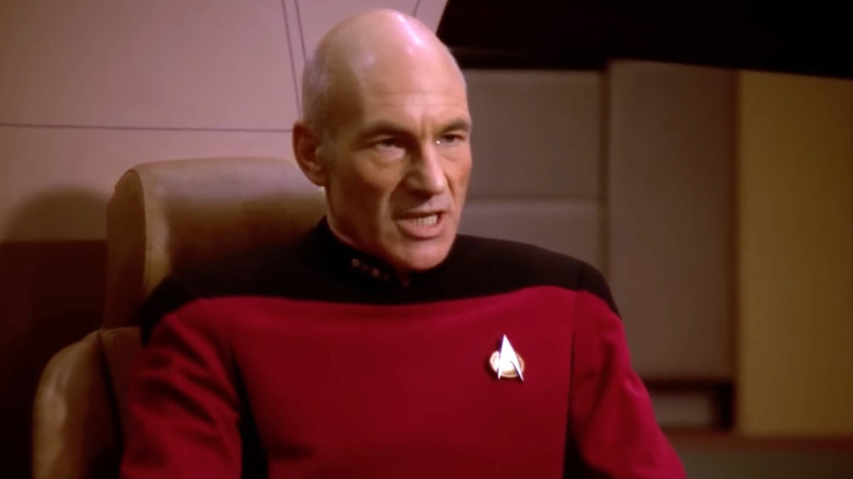 Patrick Stewart as Captain Jean-Luc Picard in "Star Trek: The Next Generation"