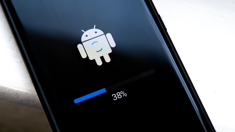 Android software installing on a phone