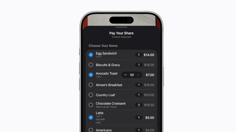 Mockup of an iPhone with Siri AI on the display