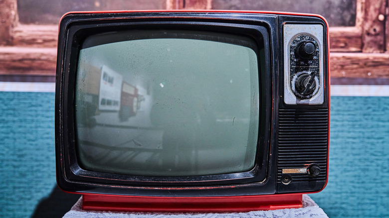 Retro style CRT television