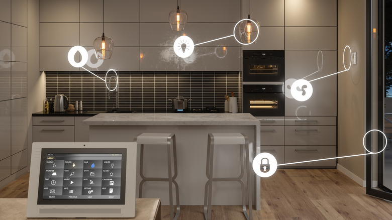 Kitchen with smart gadgets everywhere