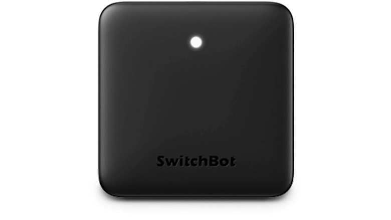 switchbot in black on a white background