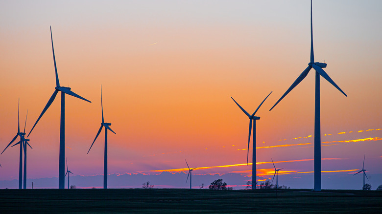 Wind turbines in Kansas.