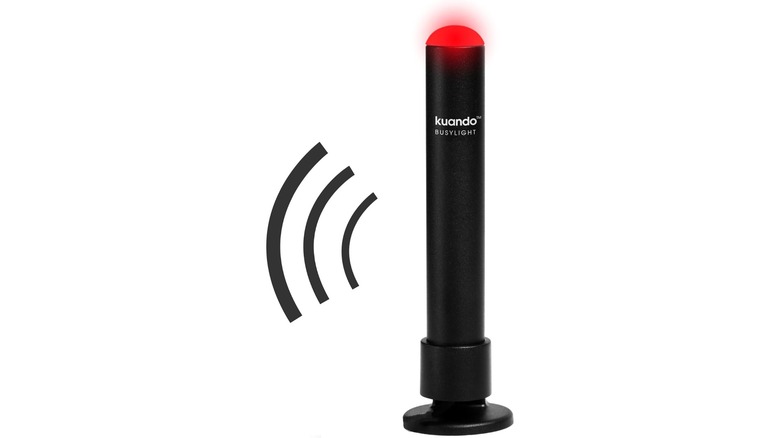 A photo of the Kuando Busylight on white background