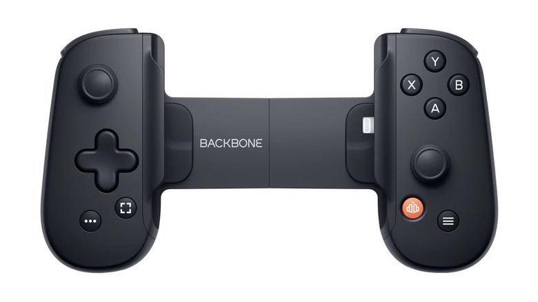Backbone One controller on white background