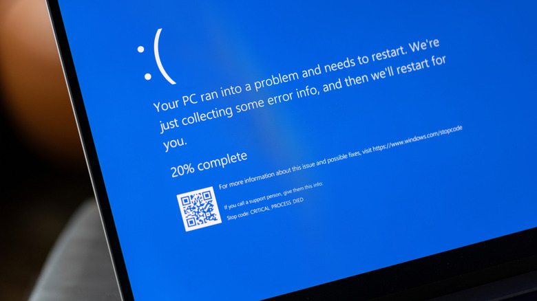 Microsoft's famous Blue Screen of Death