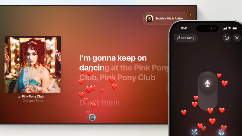 Apple Music's Sing feature appears in tvOS 26.