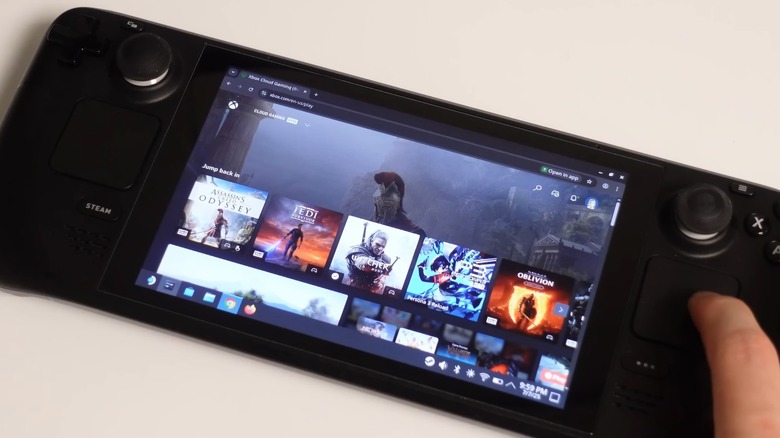 Xbox Cloud Gaming on a Steam Deck