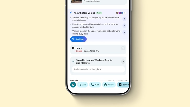 iPhone mockup with Google Maps highlighted