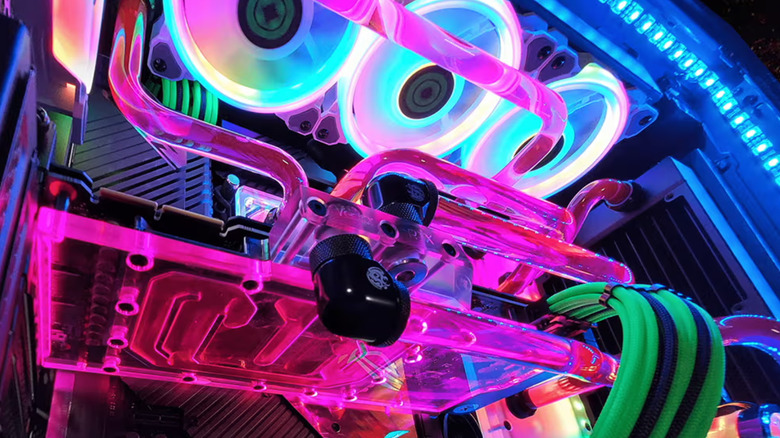 Custom cooling loop for CPU and GPU