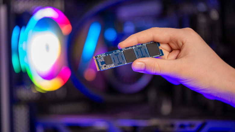 An NVMe SSD