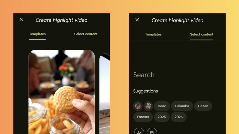 Using Google Photos create highlight video feature