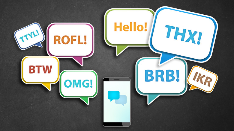 A list of common shortforms and abbreviations for texting