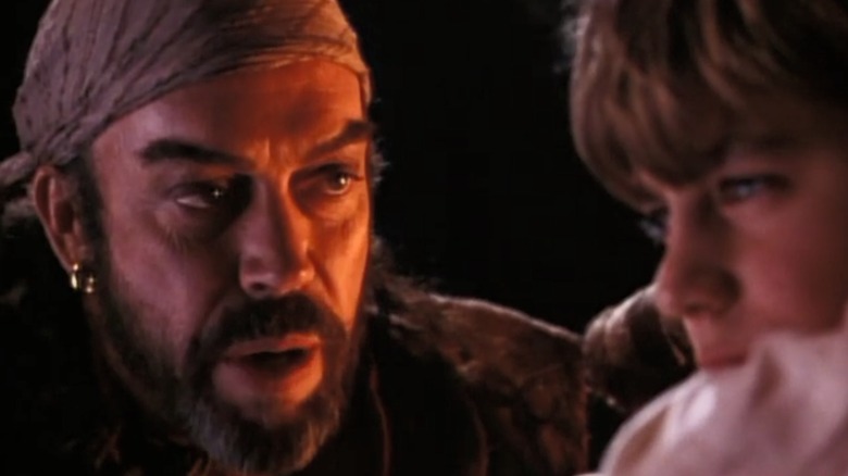 Tim Curry as Long John Silver in Muppet Treasure Island