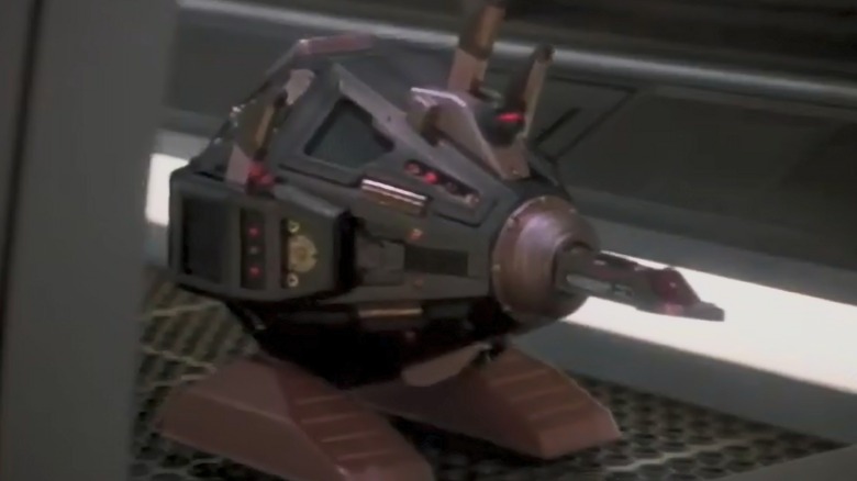 Exocomp returning from test in Star Trek The Next Generation
