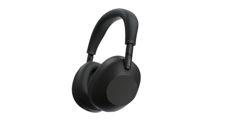 a pair of sony xm5 headphones in black