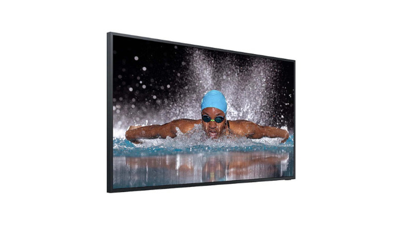 Samsung The Terrace TV powered on