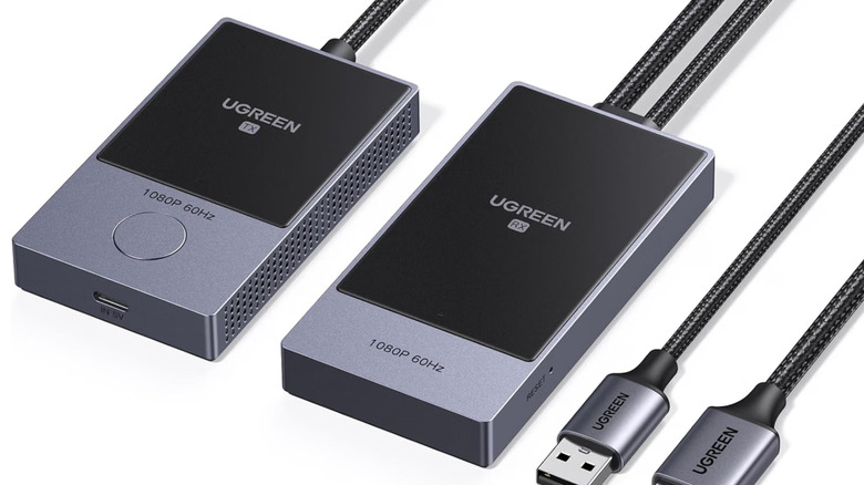 The UGREEN Wireless USB-C Transmitter and HDMI Receiver.