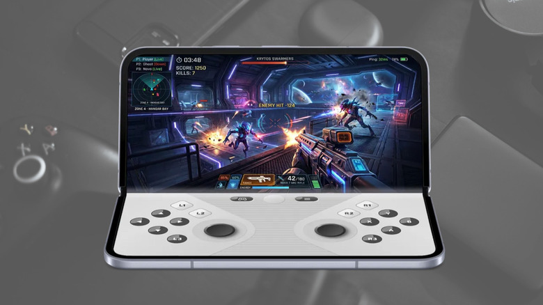 Android 17 Foldable Gaming Mode in action on folding phone.