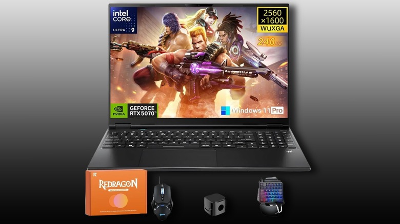 Acer Predator Helios Neo 16S AI Gaming Laptop on a black to white gradient background