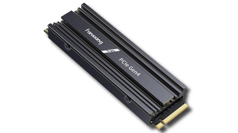 Fanxiang 1TB M.2 NVMe + Heatsink on a white background