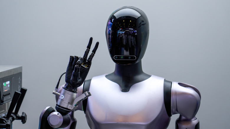Advanced and sophisticated humanoid artificial intelligence robot