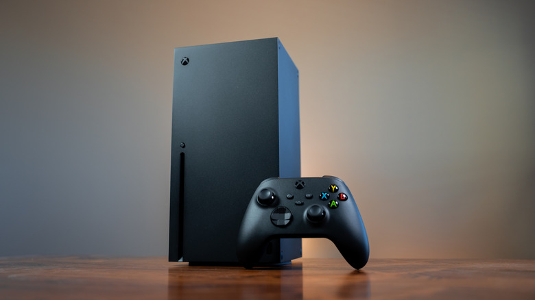 Xbox Series X console and controller