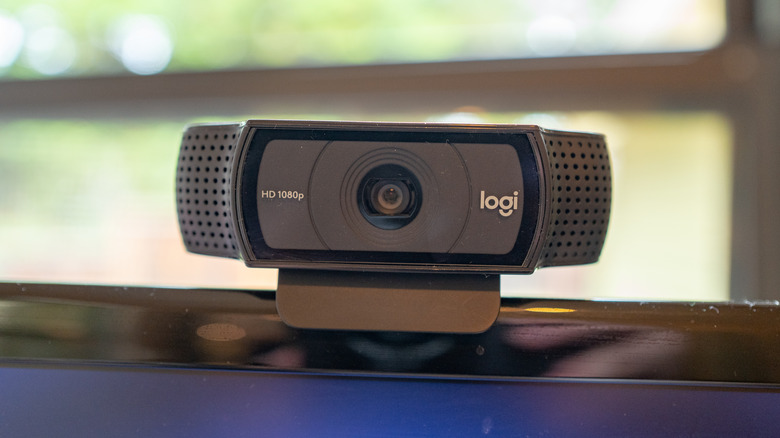 A logitech webcam