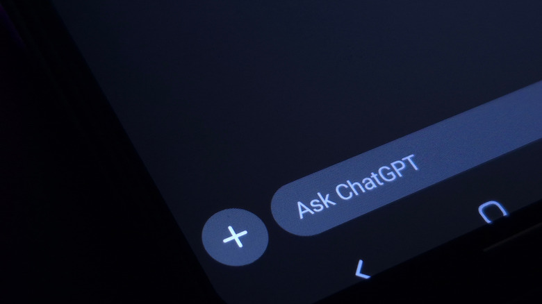 Screenshot of ChatGPT app on smartphone