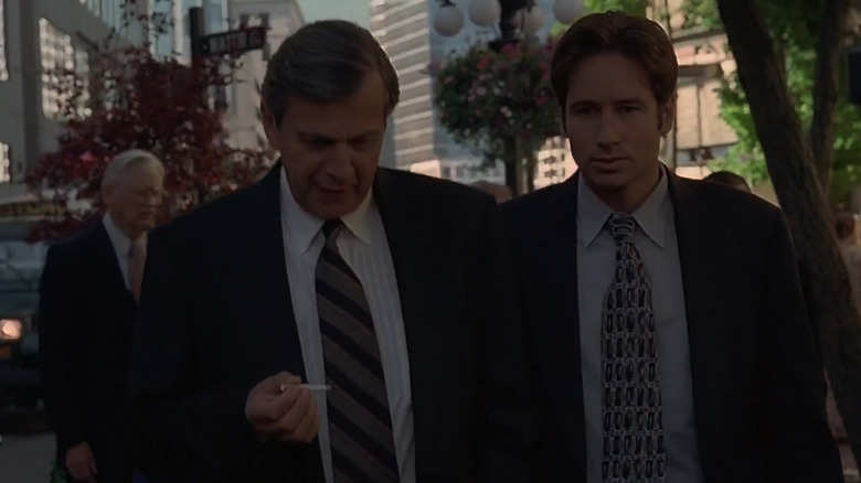 Cigarette Smoking Man with Mulder