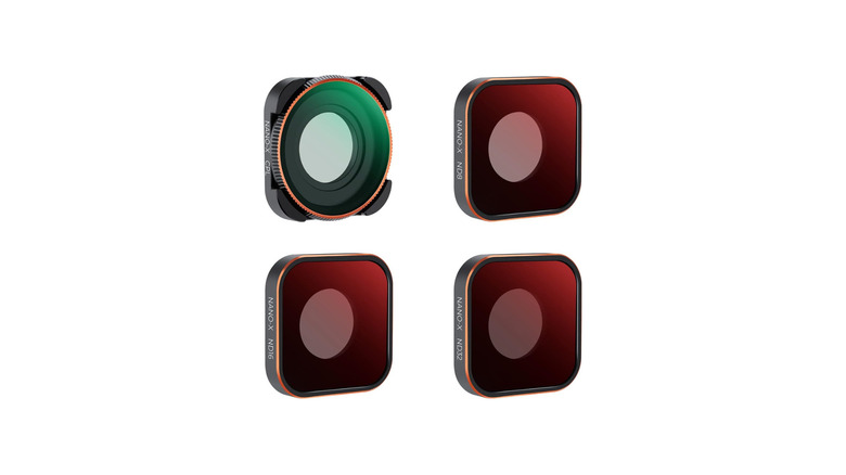 K&F CONCEPT 4 Pack ND CPL Filter Set for GoPro Hero