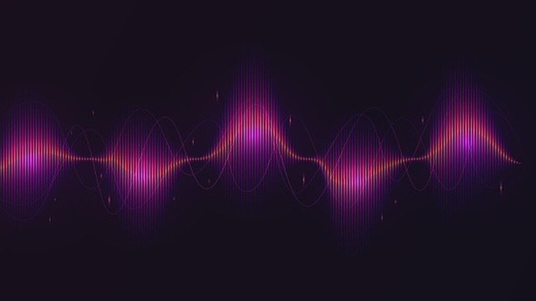 Visual concept of sound wave.