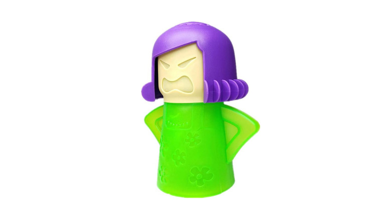 Angry Mama microwave cleaning device