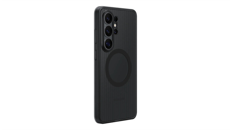 The Galaxy S26 Ultra Rugged Magnet Case against a white background