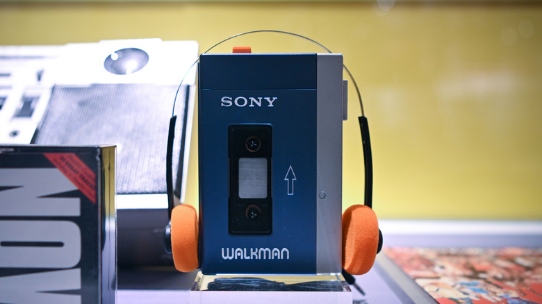 Sony Walkman on a table