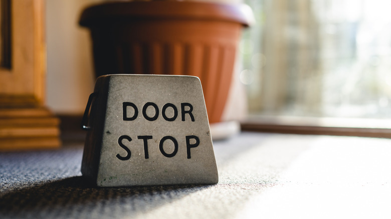A large door stop