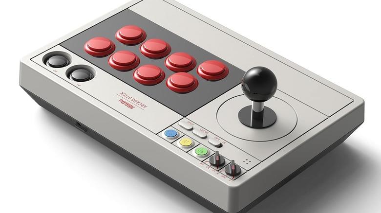 8Bitdo Arcade Stick on white background