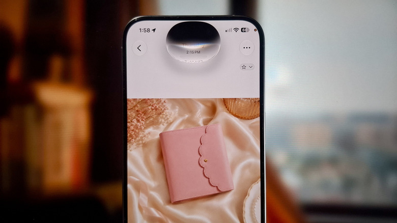 iPhone showing picture in Photos app with Siri AI activated