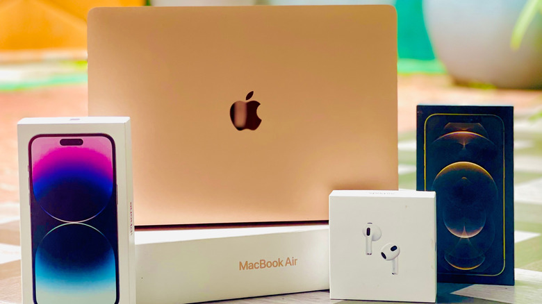 The M1 MacBook Air and other Apple products.