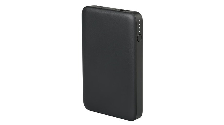 Onn power bank against a white background.