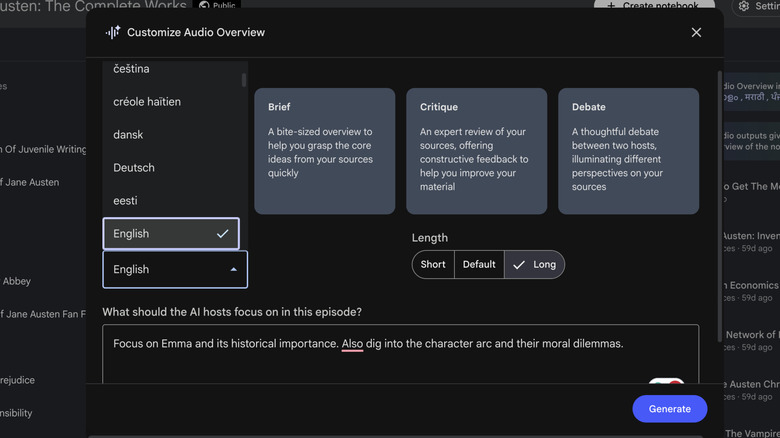 Using NotebookLM for book reading.