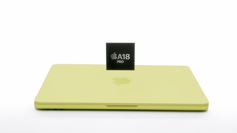 Apple's MacBook Neo with the A18 Pro chip