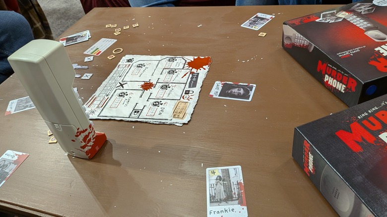 Murder Phone board game on display at New York Toy Fair 2026